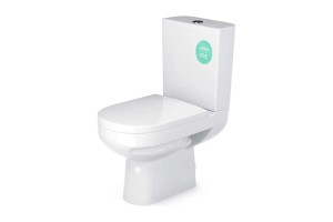 Унитаз-компакт W103 HOME DE LUXE  (2-реж.арматура, сиденье микролифт, горизонт/выпуск)