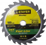 ДИСК ПИЛЬНЫЙ STAYER MASTER FAST-Line 185*20мм 24Т по дереву