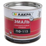 Эмаль ПФ-115 черная, 1,9кг. Лакра