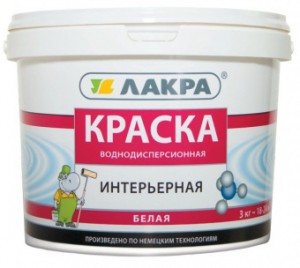 Краска Лакра 1,3кг интерьерная белая