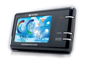 ЧАСЫ VITEK 6401 метеостанция (цветной ЖКД, прогноз погоды)