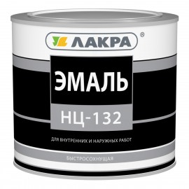ЭМАЛЬ НЦ-132 ЧЕРНАЯ 1,7кг Лакра