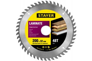 ДИСК ПИЛЬНЫЙ STAYER 200*32мм 48Т по ламинату