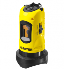 ЛАЗЕРНЫЙ НИВЕЛИР STAYER +штатив в кейсе