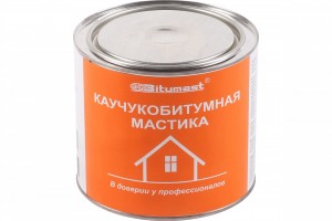 МАСТИКА КАУЧУКОБИТУМНАЯ 2л. BITUMAST