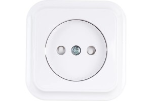 РОЗЕТКА 1м о/у шторки белая РА16-273 ПРАЛЕСКА 