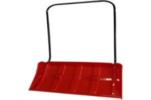 Скрепер д/снега 820х450 пласт на колесиках №8 с планкой