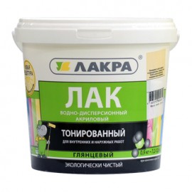 Лак Лакра ВД тонированный Дуб, 0,9кг