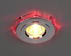 СВЕТИЛЬНИК ES 2020/2 SL/LED/RD SC хром/красная подсветка