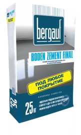 НАЛИВНОЙ ПОЛ Бергауф Боден Цемент финал,25 кг (толщ. 1-10мм)