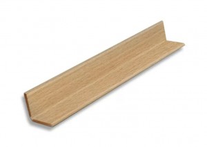 Угол накладной ПВХ 30*30*2700(бук натур.)