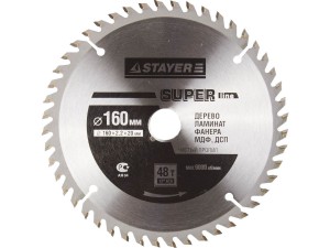 ДИСК ПИЛЬНЫЙ STAYER SUPER-Line.160*20мм,48Т