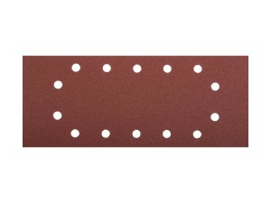 ШЛИФЛИСТ на зажимах Р80,115*280мм, 14отв.для ПШМ 5шт.
